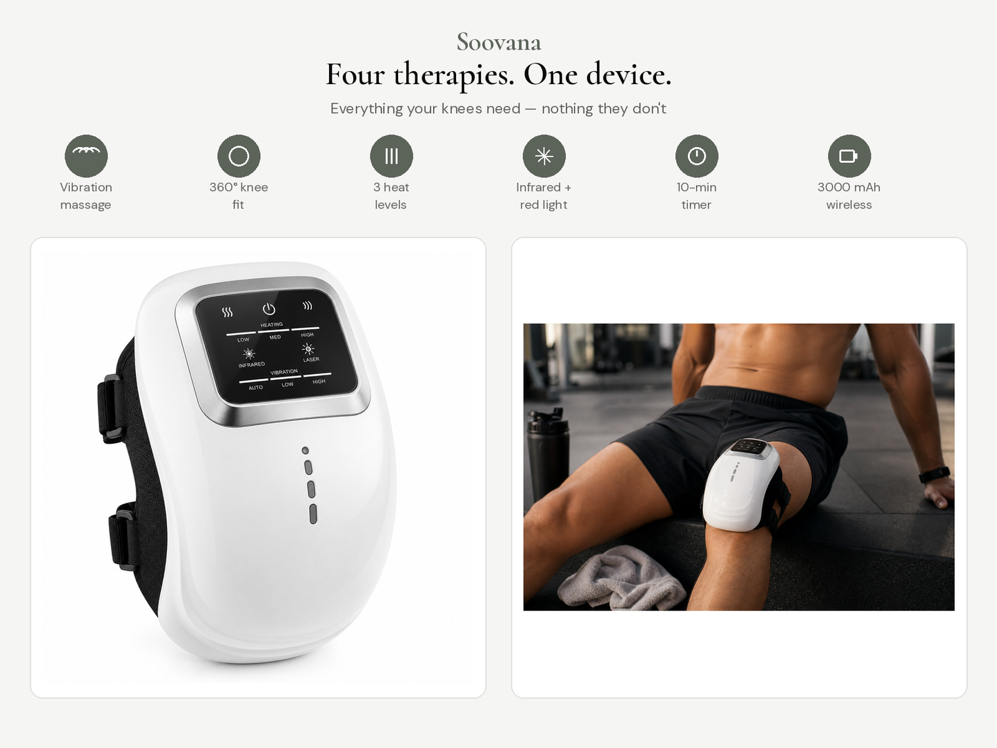 Soovana four therapies in one device