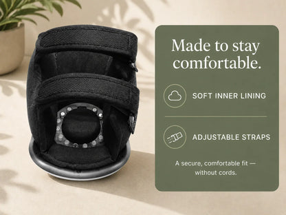 Soft inner lining and adjustable straps for a comfortable fit